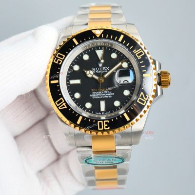 Clean Factory Rolex Submariner 3235 Black Face Watch 43mm 